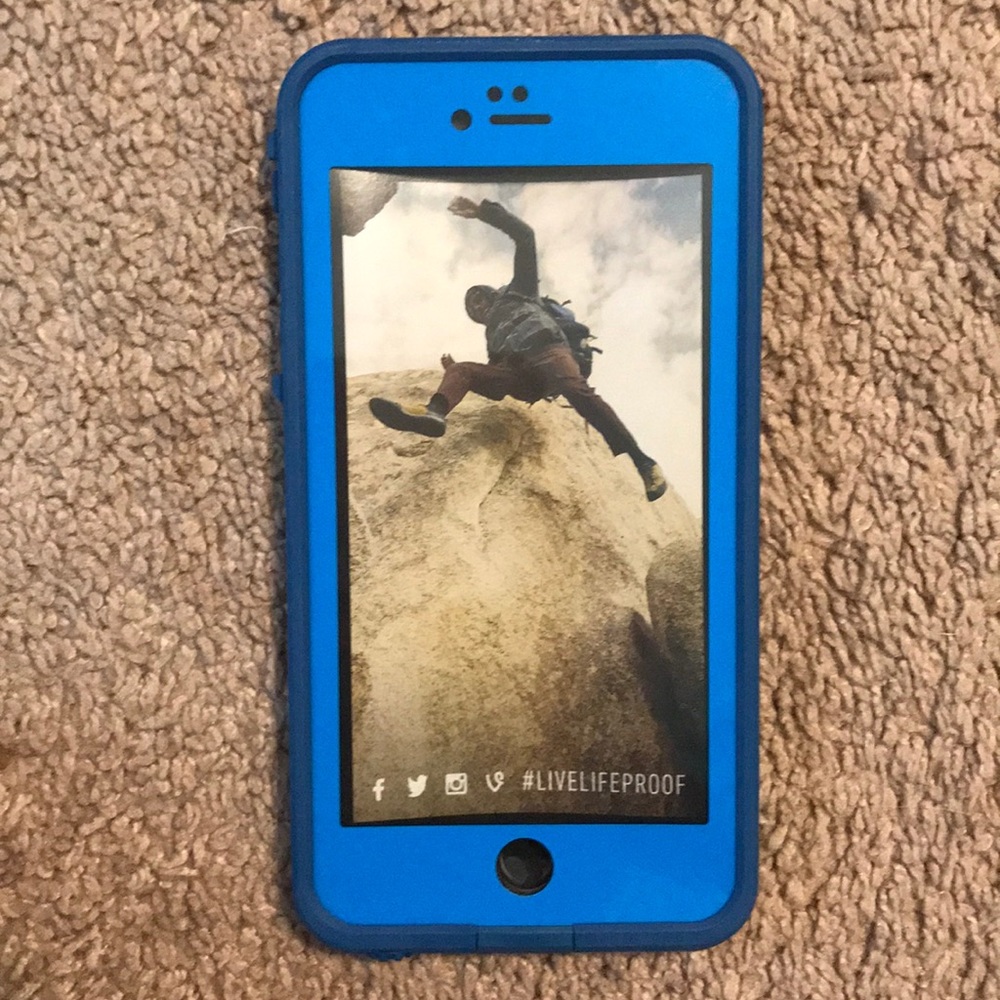 Brand new blue LifeProof case for iPhone 6 Plus